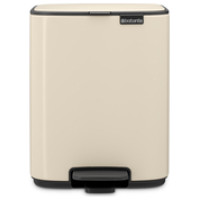 Brabantia atkritumu tvertne ar pedāli, 7L, Soft Beige - 237928