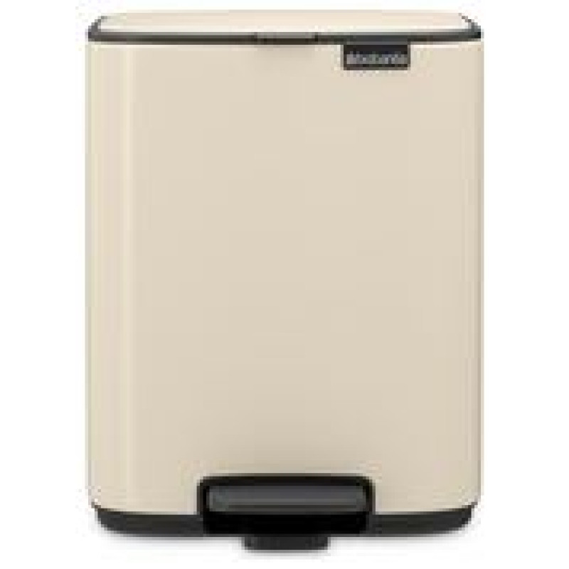 Brabantia atkritumu tvertne ar pedāli, 7L, Soft Beige - 237928