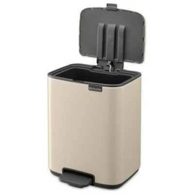 Brabantia atkritumu tvertne ar pedāli, 7L, Soft Beige - 237928