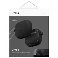 Uniq Clyde Lock Case for AirPods 4 - Black