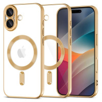 Tech-Protect MagFlex MagSafe Case for iPhone 17 - Transparent Gold