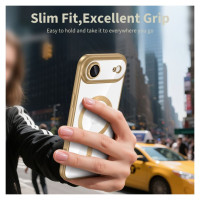 Tech-Protect MagFlex MagSafe Case for iPhone 17 Air - Transparent Gold