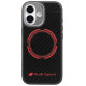Audi RSQ Carbon Fiber Sport Red Circle MagSafe Case for iPhone 17 - Black