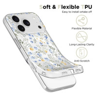 Tech-Protect FlexAir MagSafe Case for iPhone 17 Pro - Daisies with Leaves