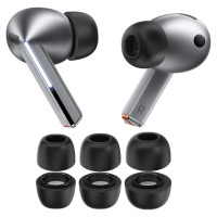 Gumijas austiņām Samsung Galaxy Buds 3 Pro izmēri S / M / L - black (3 pcs.)