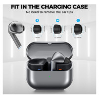 Gumijas austiņām Samsung Galaxy Buds 3 Pro izmēri S / M / L - black (3 pcs.)