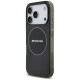 Mercedes AMG Double Layer Transparent Smocked MagSafe Case for iPhone 17 Pro - Black