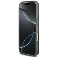 Mercedes AMG Double Layer Transparent Smocked MagSafe Case for iPhone 17 Pro - Black