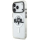 Karl Lagerfeld IML Karl Sketch Logo MagSafe Case for iPhone 17 Pro - Transparent