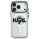 Karl Lagerfeld IML Karl Sketch Logo MagSafe Case for iPhone 17 Pro - Transparent
