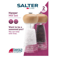 Salter BW12949BEU7 Harper Mill Set Beechwood