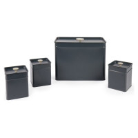 Salter BW126131EU7 Marino 4-Piece Bread Bin & Canister Set