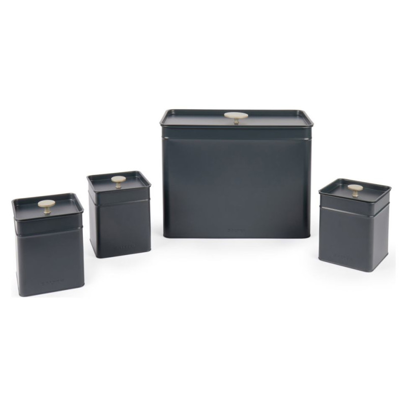 Salter BW126131EU7 Marino 4-Piece Bread Bin & Canister Set