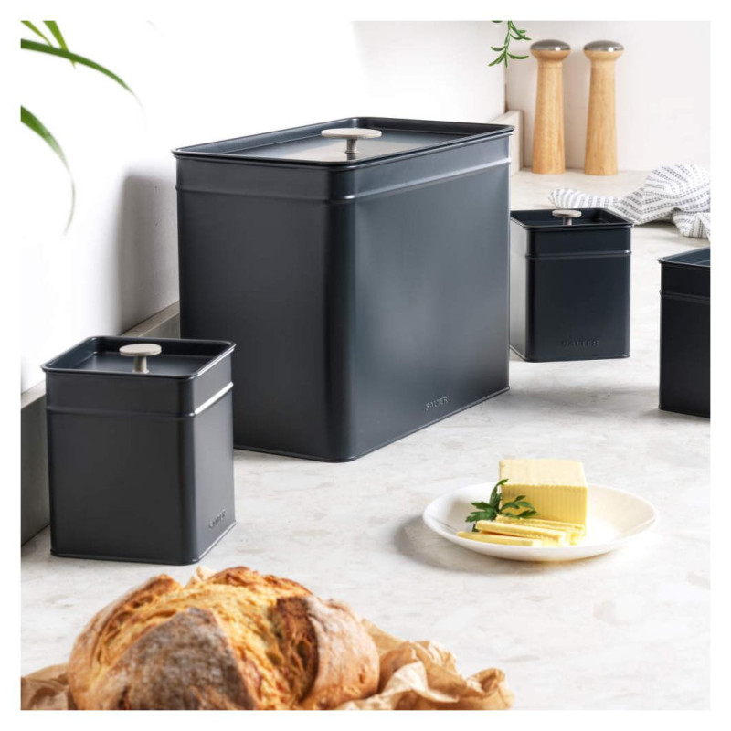 Salter BW126131EU7 Marino 4-Piece Bread Bin & Canister Set