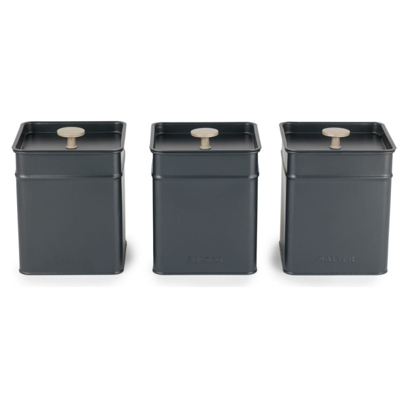 Salter BW124591EU7 Marino 3-Piece Canister Set