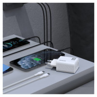 Dudao A29C 65W GaN Wall Charger + USB-C Cable - White