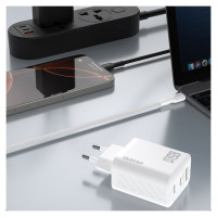 Dudao A29C 65W GaN Wall Charger + USB-C Cable - White