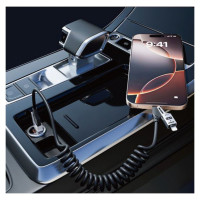 Dudao L20 Pro 4-in-1 USB-A / USB-C - Lightning / USB-C Cable - Black