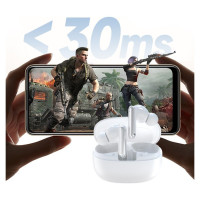 Dudao U21 TWS ANC ENC Bluetooth Wireless Headphones - White