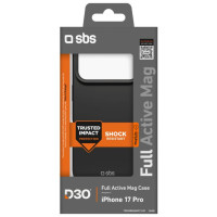 SBS Full Active Mag Case with D3O Technology for iPhone 17 Pro - Black