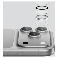 Amazingthing Lens Glass for iPhone 17 Pro / Pro Max with Black Aluminum Frame