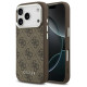 Guess 4G Classic Logo MagSafe case for iPhone 17 Pro - brown