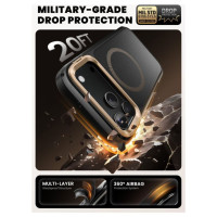 Supcase IBLSN Ares Flip Mag MagSafe Case for iPhone 17 Pro - Gold