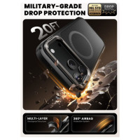 Supcase IBLSN Ares Flip Mag MagSafe Case for iPhone 17 Pro - Black