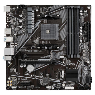 Gigabyte Mainboard|GIGABYTE|AMD A520|SAM4|Micro-ATX|Memory DDR4|Memory slots 4|1xPCI-Express 3.0 1x|1xPCI-Express 3.0 16x|1xM.2|1xHDMI|1xDisplayPort|2xUSB 2.0|4xUSB 3.2|1xPS/2|1xRJ45|3xAudio port|A520MDS3HV2