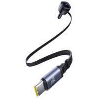 Baseus Enjoyment Max 90W Car Charger 2x USB-C + USB-C and Lightning Cable - Black