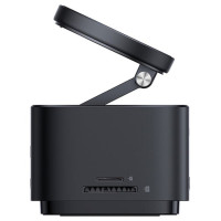 Baseus MagPro Series II 7-in-1 USB-C Hub with MagSafe-compatible Charger 15W + HDMI + USB-A + USB-C + SD/TF - Black