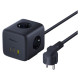 Baseus EnerFill FA11 67W Power Strip, USB-A + USB-C Cube + 3 x EU Socket 1.5m - Black