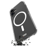 Puro Impact Clear D3O TPU+PC MagSafe Compatible Case for iPhone 17 - Transparent
