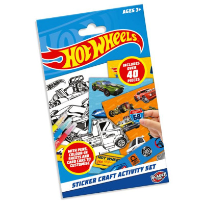 Bladez HOT WHEELS uzlīmju aktivitā&scaron;u komplekts