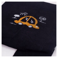 Yoclub Zeķubikses 92/98 cm RAB-0003 black car