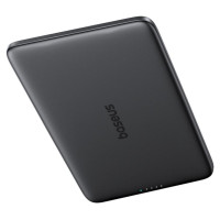 Baseus PicoGo AM41 5000mAh 20W Ultra-Thin MagSafe Compatible Power Bank with Black Baseus Simple USB-C 60W 30cm Cable - Gray