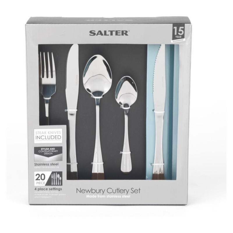 Salter BW086282EU7 Newbury Cutlery Set &ndash; 20 Piece