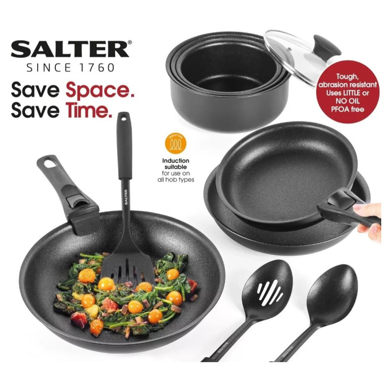 Salter BW12055IS Clip & Cook 14-Piece Kitchen Set