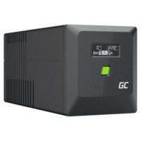 Green Cell Nepārtrauktas barošanas bloks Green Cell PowerProof LCD UPS 1000VA 600W USB 2x Schuko + 2x IEC