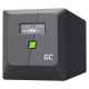 Green Cell Nepārtrauktas barošanas bloks Green Cell PowerProof LCD UPS 1000VA 700W USB 2x Schuko + 2x IEC