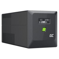 Green Cell Nepārtrauktas barošanas bloks Green Cell PowerProof LCD UPS 1000VA 700W USB 2x Schuko + 2x IEC