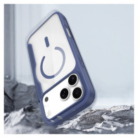 Dux Ducis Etui Dux Ducis Skin X Pro na iPhone 17 Pro Max z portfelem, kompatybilne z MagSafe &ndash; niebieskie