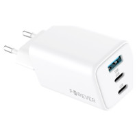 Forever TC-08-65ACC Mobilo telefonu lādētājs 2xType C + USB 65W