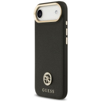 Guess Grained Strass Logo MagSafe case for iPhone Air - black