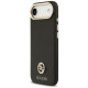 Guess Grained Strass Logo MagSafe case for iPhone Air - black