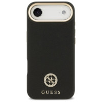 Guess Grained Strass Logo MagSafe case for iPhone Air - black