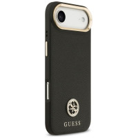 Guess Grained Strass Logo MagSafe case for iPhone Air - black