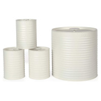 Russell Hobbs RH03270CEU7 Ribbed 4-Piece Countertop Set - Cream