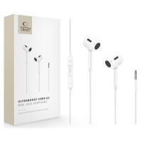 Tech-Protect Ultraboost Core G2 Mini Jack Headphones - White
