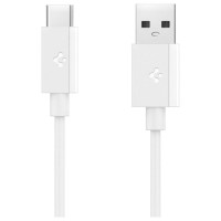 Spigen EB6010AC USB-A / USB-C 60W Cable 100 cm - White
